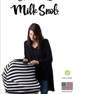 Milk Snob black and white stripe cover